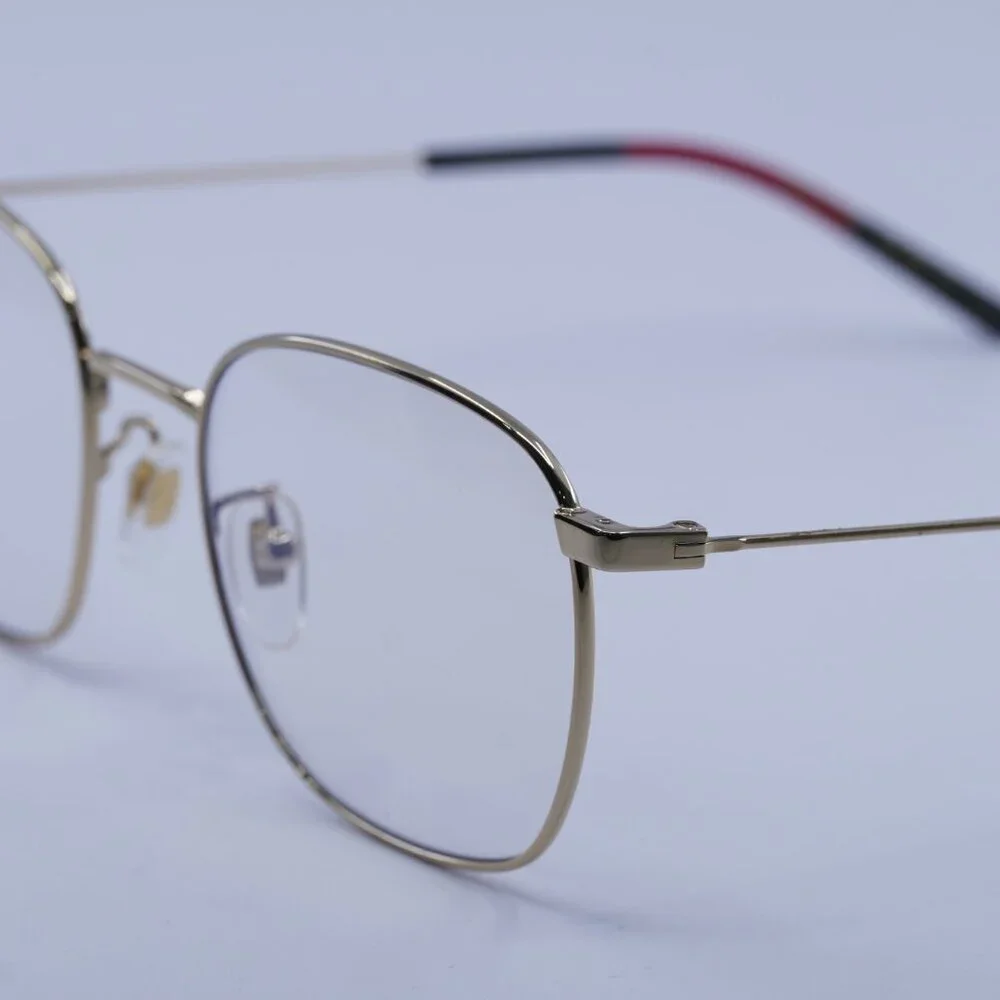 Gucci GG0681S 001 Sunglasses Gold Square Frame, Clear Photochromic Lenses